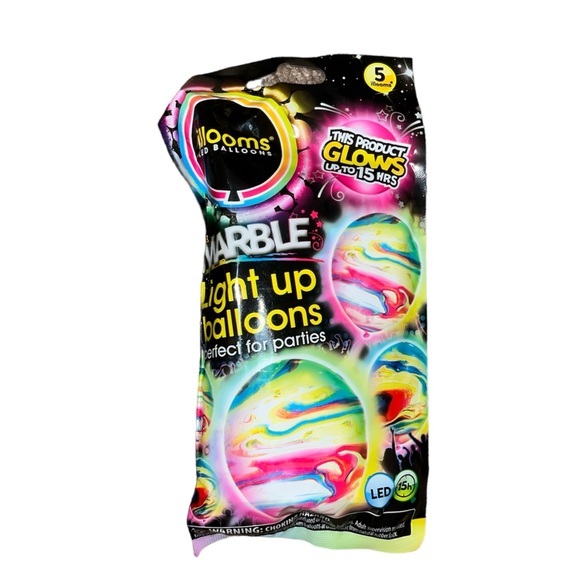 ALL NWT party decorations pack. Banner, balloons, glow necklaces, crown, pin - Picture 2 of 10